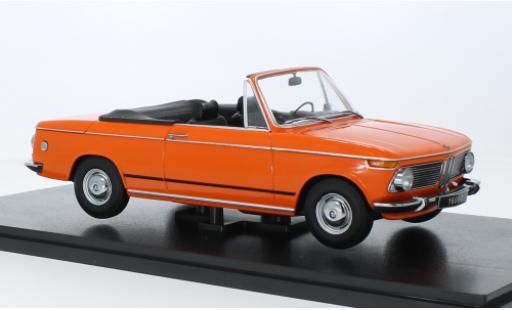 Miniature Bmw 1600 1/18 KK Scale -2 cabriolet orange 1968 Bmw 1600 1/18 KK Scale -2 cabriolet orange 1968 miniature