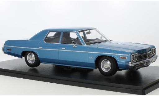 Miniature Dodge Monaco 1/18 KK Scale metallise bleue 1974 Dodge Monaco 1/18 KK Scale metallise bleue 1974 miniature