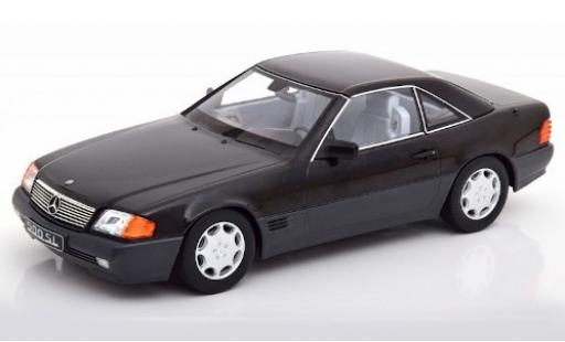 Miniature Mercedes 500 1/18 KK Scale SL (R129) metallise noire 1993 Mercedes 500 1/18 KK Scale SL (R129) metallise noire 1993 miniature