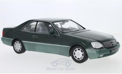 Miniature Mercedes 600 1/18 KK Scale SEC (C140) metallise verte 1992 Mercedes 600 1/18 KK Scale SEC (C140) metallise verte 1992 miniature
