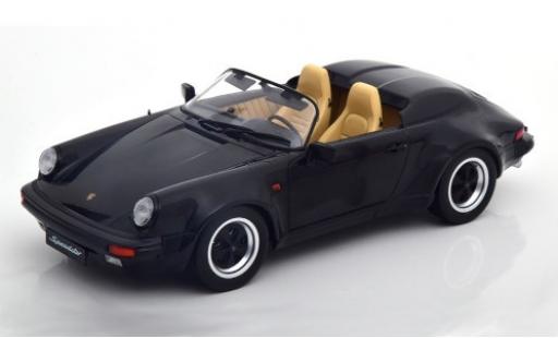 Miniature Porsche 930 Speedster 1/18 KK Scale 911 Speedster noire 1989 Porsche 930 Speedster 1/18 KK Scale 911 Speedster noire 1989 miniature