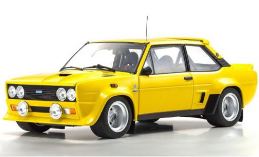 Miniature Fiat 131 1/18 Kyosho Abarth jaune Fiat 131 1/18 Kyosho Abarth jaune miniature