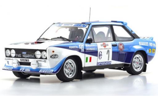 Miniature Fiat 131 1/18 Kyosho Abarth No.1 Rally Costa Smeralda 1981 M.Alen/I.Kivimäki Fiat 131 1/18 Kyosho Abarth No.1 Rally Costa Smeralda 1981 M.Alen/I.Kivimäki miniature