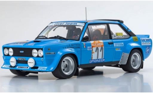 Miniature Fiat 131 1/18 Kyosho Abarth No.11 River Team Rallye WM Rallye Sanremo 1980 A.Bettega/A.Bernacchini Fiat 131 1/18 Kyosho Abarth No.11 River Team Rallye WM Rallye Sanremo 1980 A.Bettega/A.Bernacchini miniature