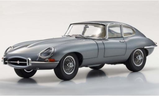 Miniature Jaguar E-Type 1/18 Kyosho Series I metallise grise RHD 1961 Jaguar E-Type 1/18 Kyosho Series I metallise grise RHD 1961 miniature
