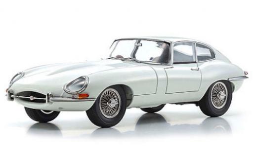 Miniature Jaguar E-Type 1/18 Kyosho Series I blanche RHD 1961 Jaguar E-Type 1/18 Kyosho Series I blanche RHD 1961 miniature