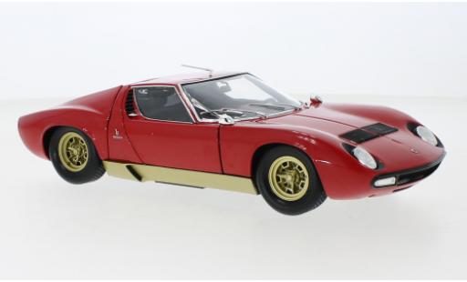 Miniature Lamborghini Miura 1/18 Kyosho P400 SV rouge/gold 1970 Lamborghini Miura 1/18 Kyosho P400 SV rouge/gold 1970 miniature