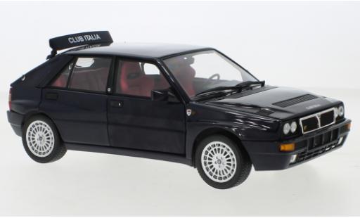 Miniature Lancia Delta 1/18 Kyosho HF Integrale Club Italia metallise bleue Lancia Delta 1/18 Kyosho HF Integrale Club Italia metallise bleue miniature