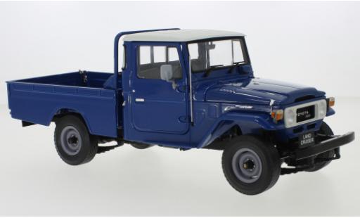 Miniature Toyota Land Cruiser 1/18 Kyosho 40 Pick Up bleue RHD Toyota Land Cruiser 1/18 Kyosho 40 Pick Up bleue RHD miniature