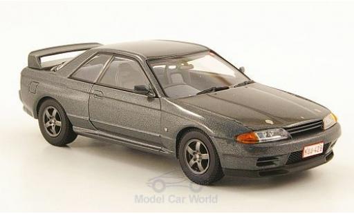 Miniature Nissan Skyline 1/43 Kyosho GT-R (BNR 32) metallise grise RHD Nürburgring Test Car Nissan Skyline 1/43 Kyosho GT-R (BNR 32) metallise grise RHD Nürburgring Test Car miniature