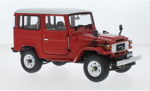 Miniature Toyota Land Cruiser 1/18 Kyosho 40 Van (BJ42V) rouge/blanche 1:18 Toyota Land Cruiser 1/18 Kyosho 40 Van (BJ42V) rouge/blanche 1:18 miniature