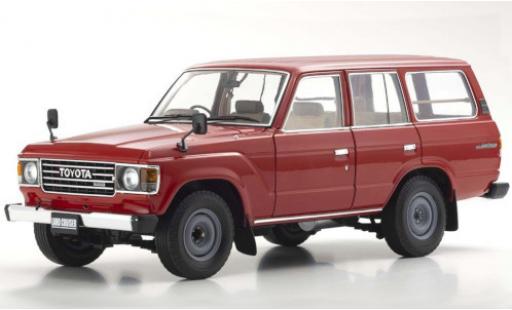 Miniature Toyota Land Cruiser 1/18 Kyosho 60 rouge RHD Toyota Land Cruiser 1/18 Kyosho 60 rouge RHD miniature