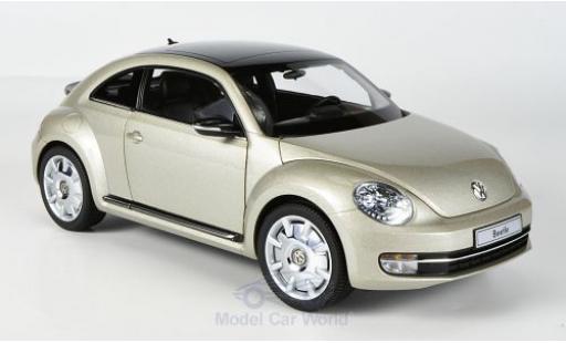 Miniature Volkswagen Beetle 1/18 Kyosho Coupe metallise beige 2011 Volkswagen Beetle 1/18 Kyosho Coupe metallise beige 2011 miniature