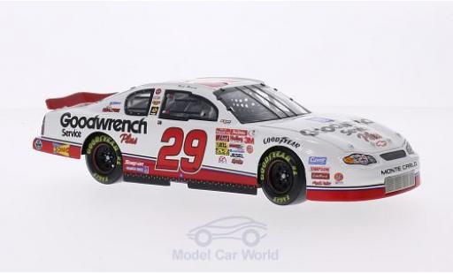 Miniature Chevrolet Monte Carlo 1/24 Lionel Racing No.29 Richard Childress Racing GM Goodwrench Service Plus Nascar 2001 K.Harvick Chevrolet Monte Carlo 1/24 Lionel Racing No.29 Richard Childress Racing GM Goodwrench Service Plus Nascar 2001 K.Harvick miniature