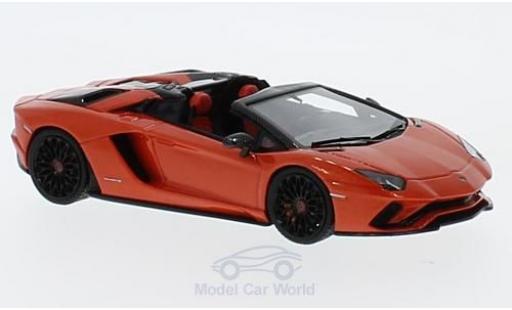 Miniature Lamborghini Aventador Roadster 1/43 Look Smart S Roadster metallise orange Lamborghini Aventador Roadster 1/43 Look Smart S Roadster metallise orange miniature