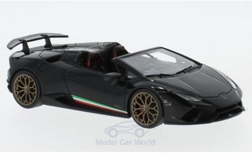 Miniature Lamborghini Huracan 1/43 Look Smart Performante Spyder metallise noire Lamborghini Huracan 1/43 Look Smart Performante Spyder metallise noire miniature