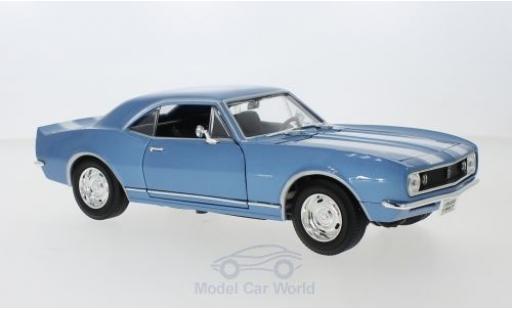 Miniature Chevrolet Camaro 1/18 Lucky Die Cast Z28 metallise bleue/blanche 1967 Chevrolet Camaro 1/18 Lucky Die Cast Z28 metallise bleue/blanche 1967 miniature