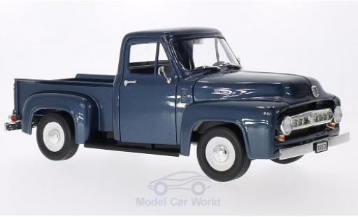 Miniature Ford F-1 1/18 Lucky Die Cast 00 Pick Up metallise bleue 1953 Ford F-1 1/18 Lucky Die Cast 00 Pick Up metallise bleue 1953 miniature