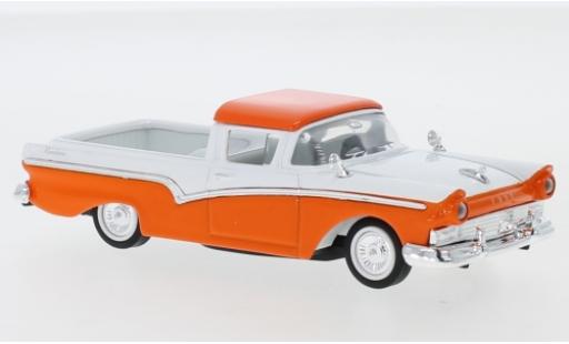 Miniature Ford Ranchero 1/43 Lucky Die Cast orange/blanche 1957 Ford Ranchero 1/43 Lucky Die Cast orange/blanche 1957 miniature