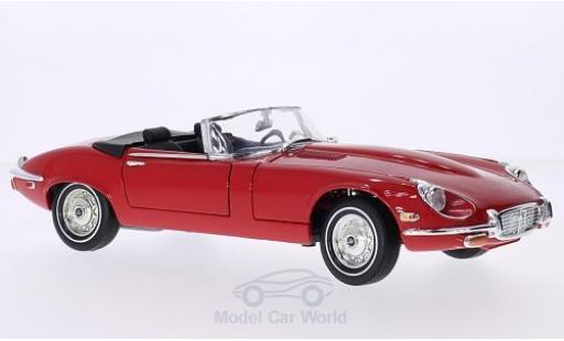 Miniature Jaguar E-Type 1/18 Lucky Die Cast Roadster rouge 1971 Verdeck geöffnet Jaguar E-Type 1/18 Lucky Die Cast Roadster rouge 1971 Verdeck geöffnet miniature