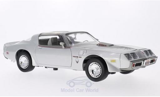 Miniature Pontiac Firebird 1979 1/18 Lucky Die Cast Trans Am grise/Dekor 1979 Pontiac Firebird 1979 1/18 Lucky Die Cast Trans Am grise/Dekor 1979 miniature