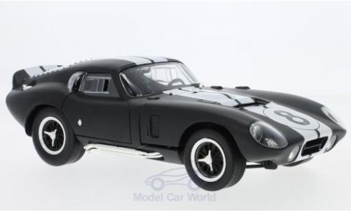 Miniature Shelby Cobra 1/18 Lucky Die Cast Daytona Coupe matt-noire/blanche 1965 Shelby Cobra 1/18 Lucky Die Cast Daytona Coupe matt-noire/blanche 1965 miniature
