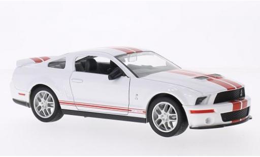 Miniature Shelby GT 500 1/24 Lucky Die Cast blanche 2007 1:24 Shelby GT 500 1/24 Lucky Die Cast blanche 2007 1:24 miniature