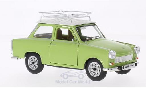 Miniature Trabant 601 1/18 Lucky Die Cast S Deluxe mit Dachgepäckträger verte/blanche Trabant 601 1/18 Lucky Die Cast S Deluxe mit Dachgepäckträger verte/blanche miniature