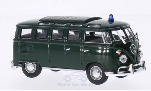 Miniature Volkswagen T1 B 1/43 Lucky Die Cast Samba Polizei verte 1962 Volkswagen T1 B 1/43 Lucky Die Cast Samba Polizei verte 1962 miniature