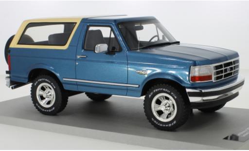 Miniature Ford Bronco 1/18 Lucky Step Models metallise bleue 1992 Ford Bronco 1/18 Lucky Step Models metallise bleue 1992 miniature