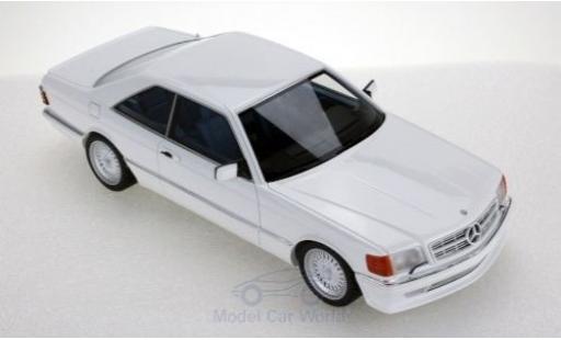 Miniature Mercedes 560 1/18 Lucky Step Models SEC (C126) Lorinser blanche 1987 Mercedes 560 1/18 Lucky Step Models SEC (C126) Lorinser blanche 1987 miniature
