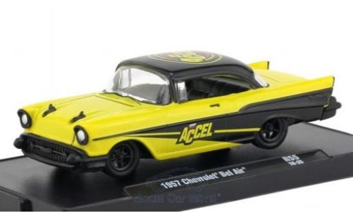 Miniature Chevrolet Bel Air 1957 1/64 M2 Machines jaune/noire 1957 Chevrolet Bel Air 1957 1/64 M2 Machines jaune/noire 1957 miniature