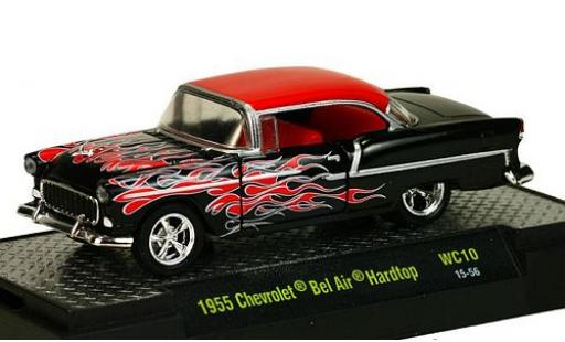 Miniature Chevrolet Bel Air 1/64 M2 Machines Hardtop Tuning noire/rouge 1955 Chevrolet Bel Air 1/64 M2 Machines Hardtop Tuning noire/rouge 1955 miniature