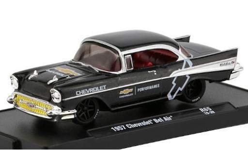 Miniature Chevrolet Bel Air 1/64 M2 Machines metallise noire Performance 1957 Chevrolet Bel Air 1/64 M2 Machines metallise noire Performance 1957 miniature