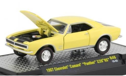 Miniature Chevrolet Camaro 1/64 M2 Machines Panther Z/28 RS jaune/noire 1967 Chevrolet Camaro 1/64 M2 Machines Panther Z/28 RS jaune/noire 1967 miniature