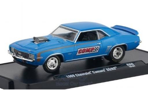 Miniature Chevrolet Camaro 1/64 M2 Machines SS/RS metallise bleue/Dekor Comp Cams 1969 Chevrolet Camaro 1/64 M2 Machines SS/RS metallise bleue/Dekor Comp Cams 1969 miniature