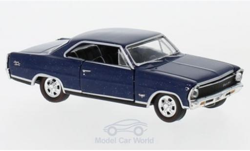 Miniature Chevrolet Nova 1/64 M2 Machines SS bleue 1967 Chevrolet Nova 1/64 M2 Machines SS bleue 1967 miniature