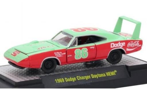 Miniature Dodge Charger Daytona 1/64 M2 Machines Daytona HEMI verte/rouge Coca Cola 1969 Dodge Charger Daytona 1/64 M2 Machines Daytona HEMI verte/rouge Coca Cola 1969 miniature