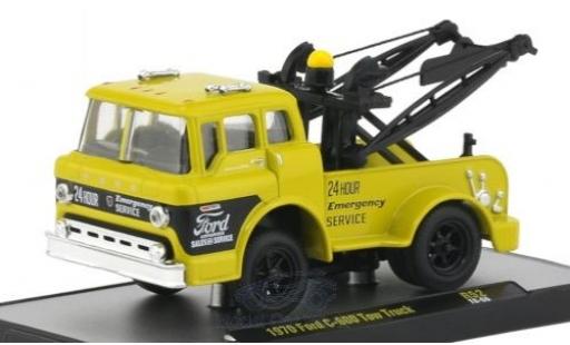 Miniature Ford C600 1/64 M2 Machines C-600 Tow Truck jaune/noire 1970 Ford C600 1/64 M2 Machines C-600 Tow Truck jaune/noire 1970 miniature