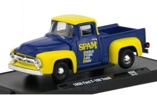 Miniature Ford F-1 1/64 M2 Machines 00 bleue/jaune 1956 Ford F-1 1/64 M2 Machines 00 bleue/jaune 1956 miniature