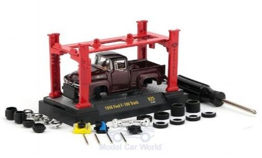 Miniature Ford F-1 1/64 M2 Machines 00 metallise rouge 1956 Model-Kit Bausatz inklusive 4 Ersatzrädern Ford F-1 1/64 M2 Machines 00 metallise rouge 1956 Model-Kit Bausatz inklusive 4 Ersatzrädern miniature