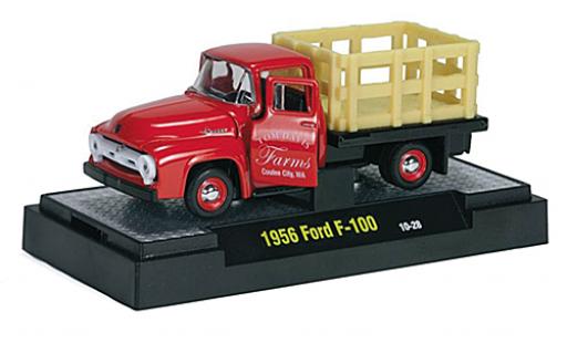 Miniature Ford F-1 1/64 M2 Machines 00 rouge Tom Davis Farms 1956 Ford F-1 1/64 M2 Machines 00 rouge Tom Davis Farms 1956 miniature
