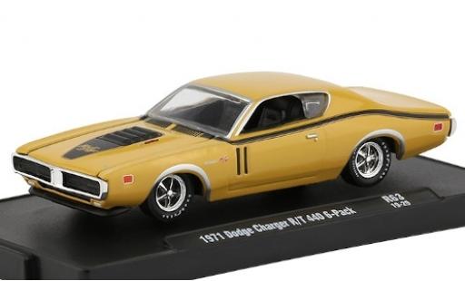 Miniature Dodge Charger 1/64 M2 Machines R/T 440 6-Pack beige/noire 1971 Dodge Charger 1/64 M2 Machines R/T 440 6-Pack beige/noire 1971 miniature
