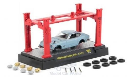 Miniature Nissan Fairlady Z 1/64 M2 Machines 432 bleue RHD 1970 Model-Kit Bausatz inklusive 4 Ersatzrädern Nissan Fairlady Z 1/64 M2 Machines 432 bleue RHD 1970 Model-Kit Bausatz inklusive 4 Ersatzrädern miniature