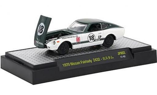 Miniature Nissan Fairlady Z 1/64 M2 Machines 432 metallise verte/blanche RHD 1970 Nr.18 Nissan Fairlady Z 1/64 M2 Machines 432 metallise verte/blanche RHD 1970 Nr.18 miniature