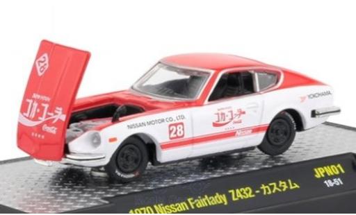 Miniature Nissan Fairlady Z Z432 1/64 M2 Machines 432 rouge/blanche Coca Cola 1970 Nissan Fairlady Z Z432 1/64 M2 Machines 432 rouge/blanche Coca Cola 1970 miniature