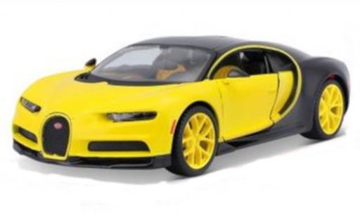 Miniature Bugatti Chiron 1/24 Maisto jaune/noire 2018 Bugatti Chiron 1/24 Maisto jaune/noire 2018 miniature