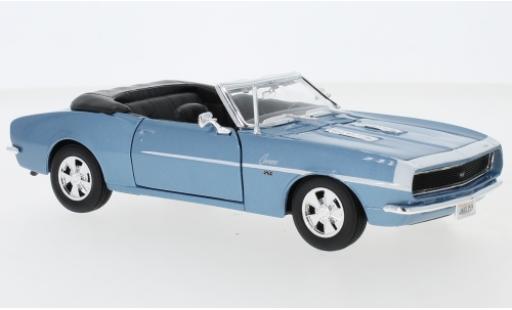 Miniature Chevrolet Camaro 1/24 Maisto SS 396 Cabriolet metallise bleue 1968 Chevrolet Camaro 1/24 Maisto SS 396 Cabriolet metallise bleue 1968 miniature