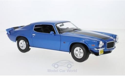 Miniature Chevrolet Camaro 1/18 Maisto Z28 metallise bleue/noire 1971 Chevrolet Camaro 1/18 Maisto Z28 metallise bleue/noire 1971 miniature