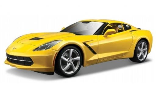 Miniature Chevrolet Corvette 1/18 Maisto Stingray (C7) jaune 2014 Chevrolet Corvette 1/18 Maisto Stingray (C7) jaune 2014 miniature